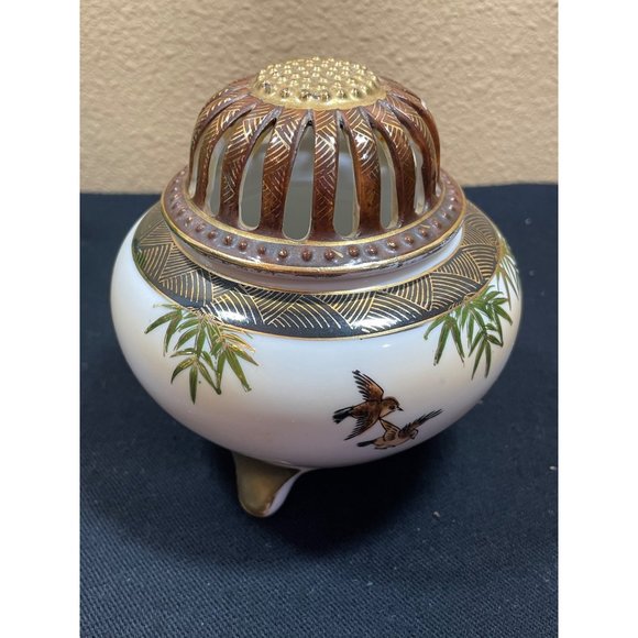 Vintage Japan Candsrea Hand Painted Incense Burner - Picture 2 of 14